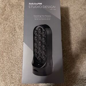 BaBylissPRO Studio Design Standing Hot Rollers - Black